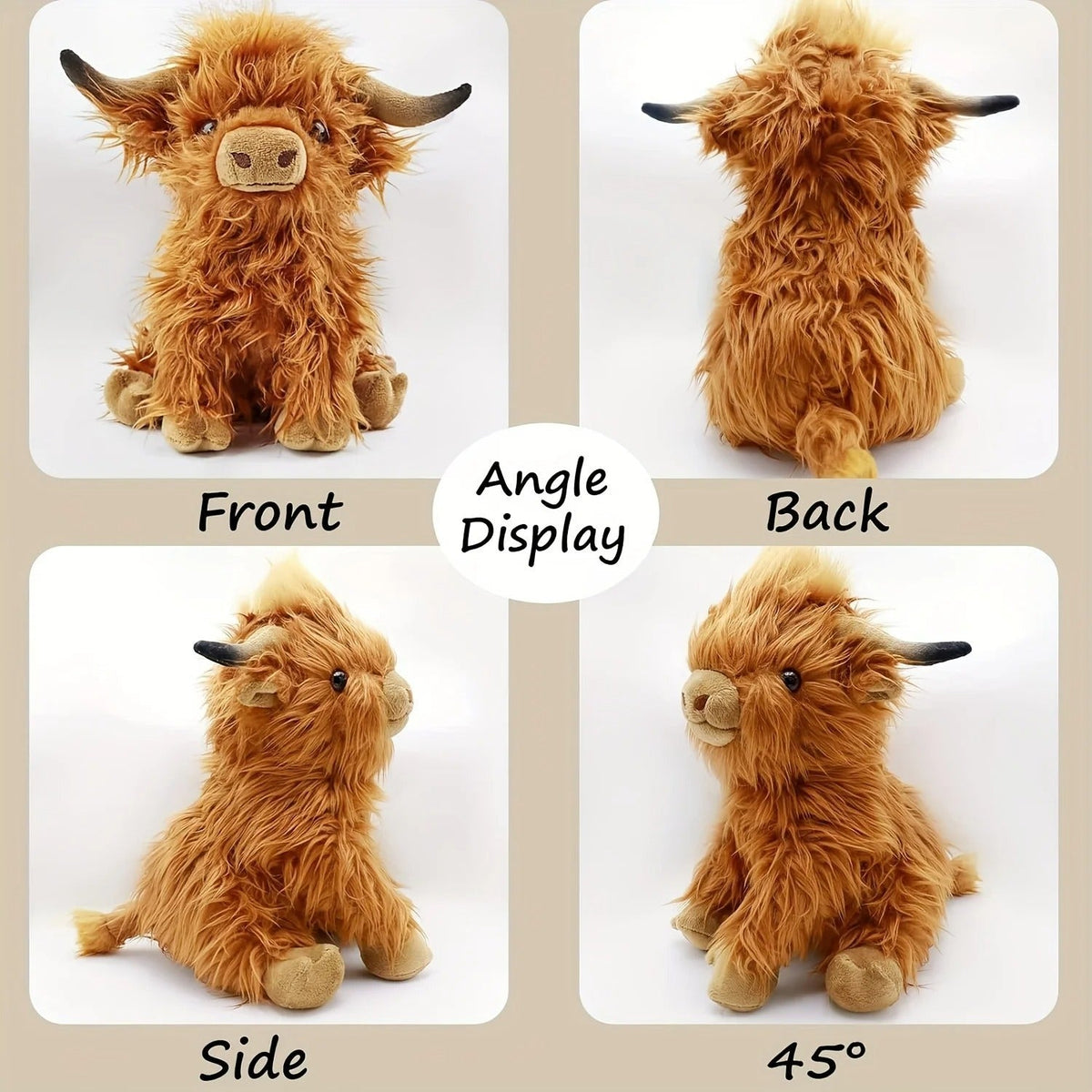 Sisica | Fluffy Highland Cuddle – Soft Cow for Young and Old