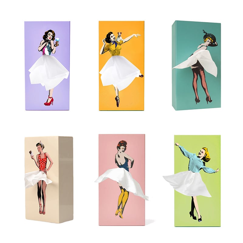 Sisica | Whimsical Skirt Tissue Box Holder