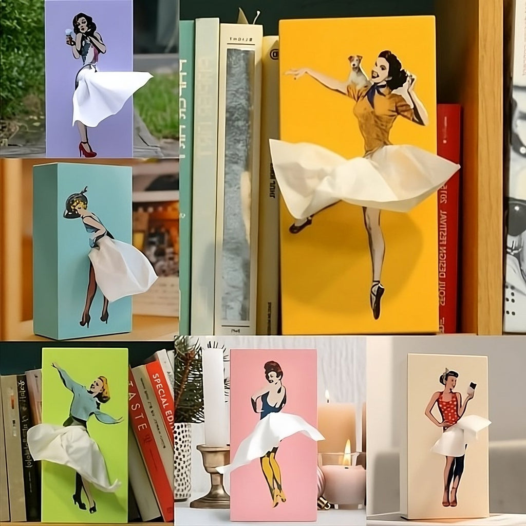 Charly | Flying Skirt Tissue Box