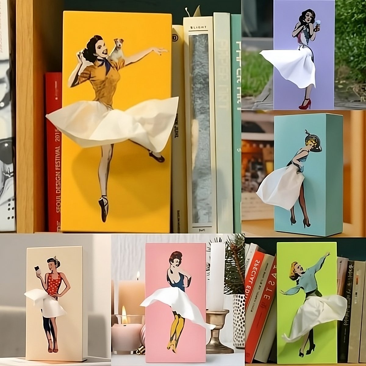 Charly | Flying Skirt Tissue Box