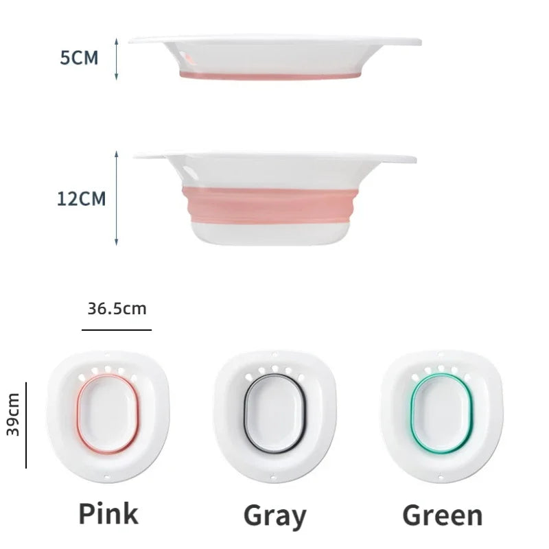 Sisica | Foldable Bidet Bathtub - Comfortable Sit Bath for Pregnant Women, Elderly People, Postpartum Patients, and Toilet Medical Rinsing Accessories