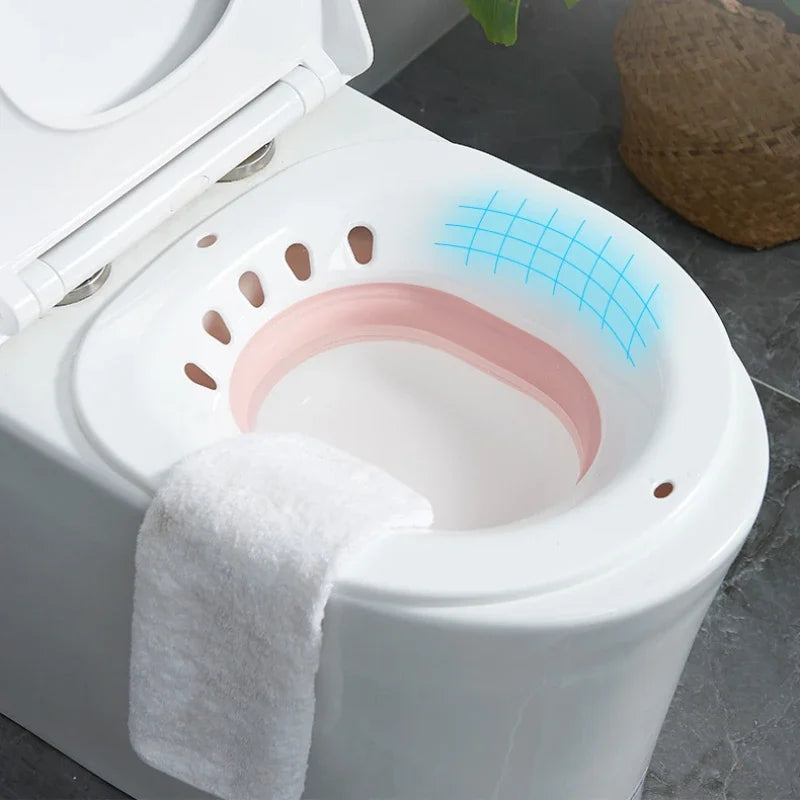 Sisica | Foldable Bidet Bathtub - Comfortable Sit Bath for Pregnant Women, Elderly People, Postpartum Patients, and Toilet Medical Rinsing Accessories