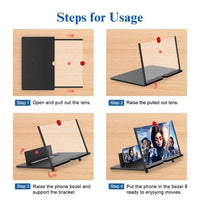 Sisica | Portable Phone Magnifier - Foldable HD Screen