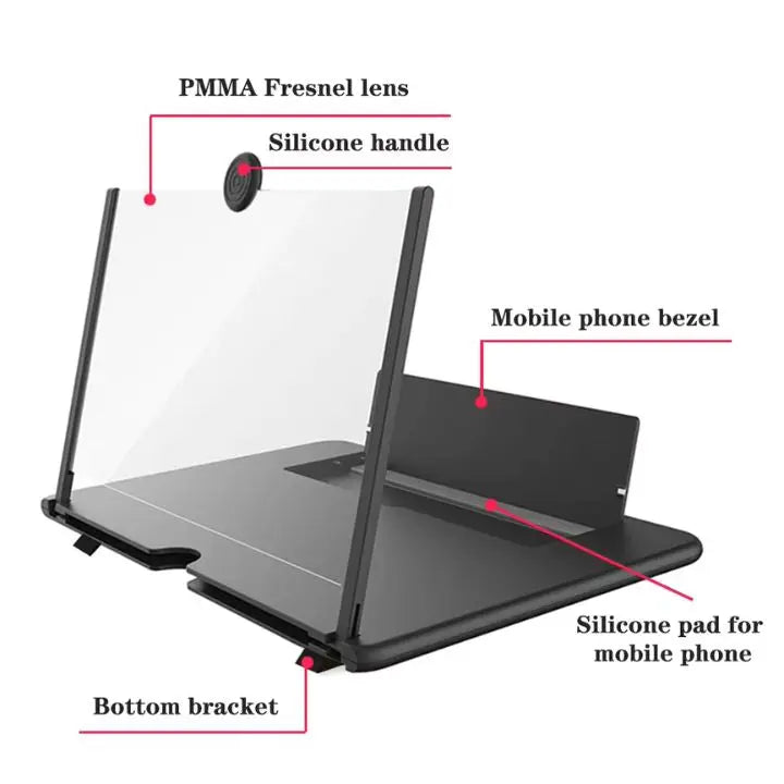 Sisica | Portable Phone Magnifier - Foldable HD Screen