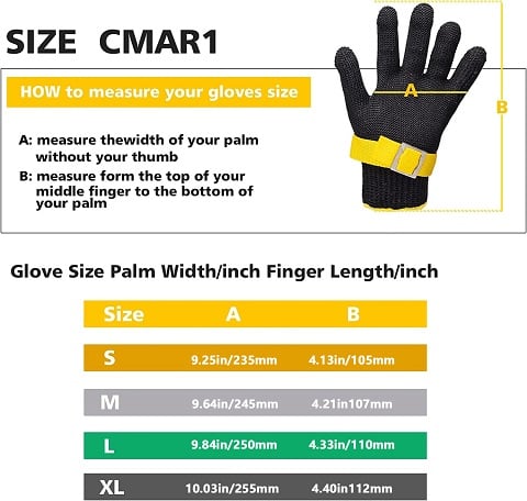 Sisica | Stainless Steel Cut-Resistant Mesh Glove