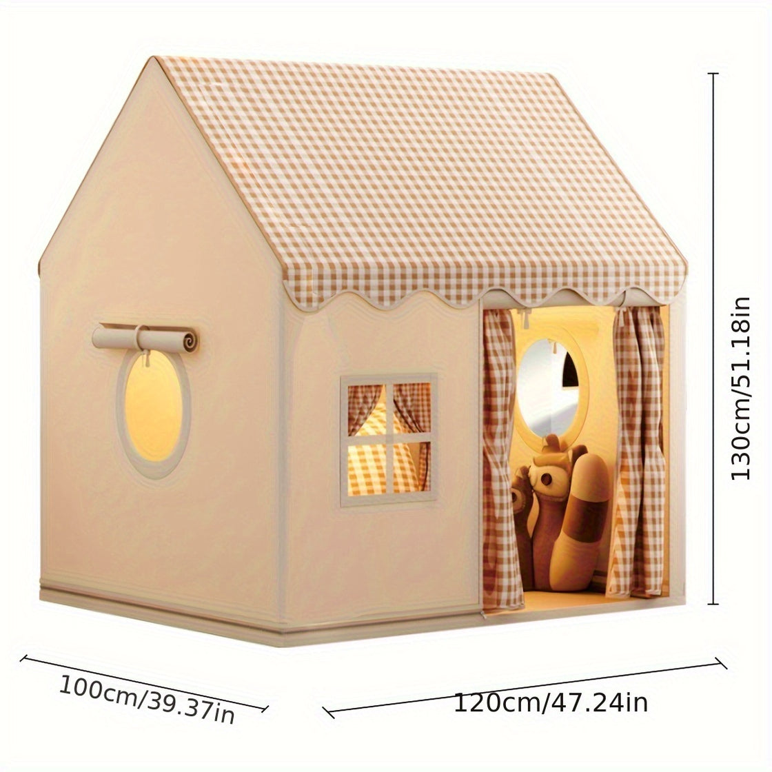 Sisica Playhouse | Kids' Indoor Tent | Imaginative Play | Ages 2-6