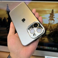 Charly | Galvanized Matte Acrylic Tempered Glass iPhone Case