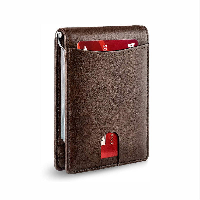 Charly | Genuine Leather Anti-theft Swipe Card Holder