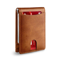 Charly | Genuine Leather Anti-theft Swipe Card Holder