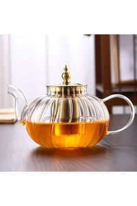 Charly | Glass Teapot with Infuser and Lid for Loose Tea
