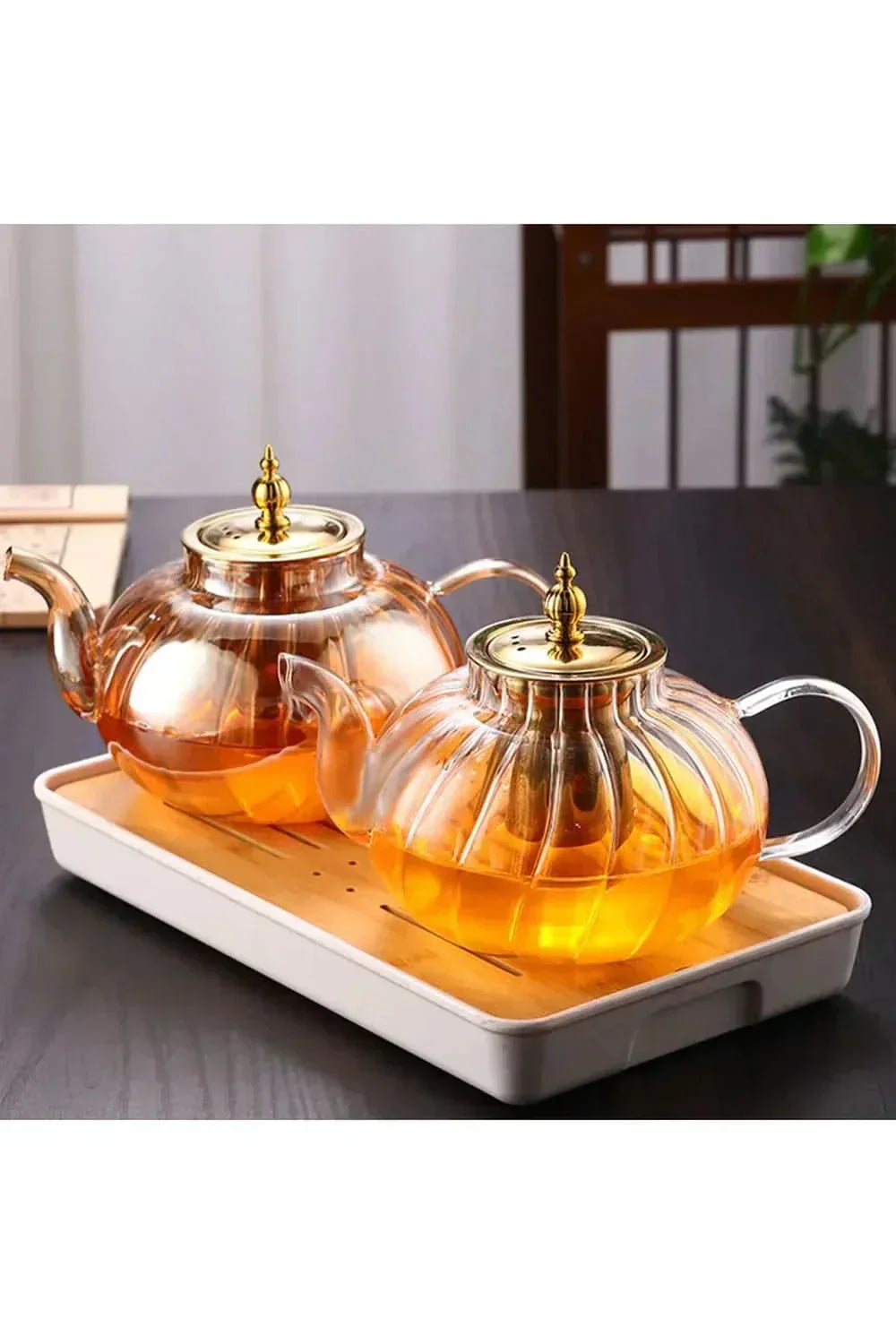 Sisica | Glass Teapot with Infuser and Lid for Loose Tea
