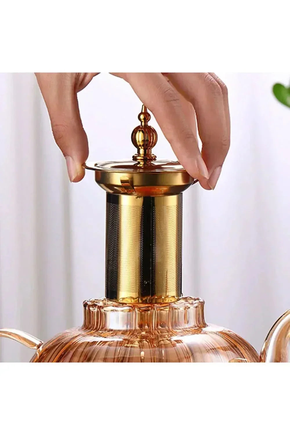 Sisica | Glass Teapot with Infuser and Lid for Loose Tea