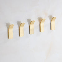 Charly | Golden Wall Hooks – Luxurious Brass Coat Hooks for Hallway and Bedroom