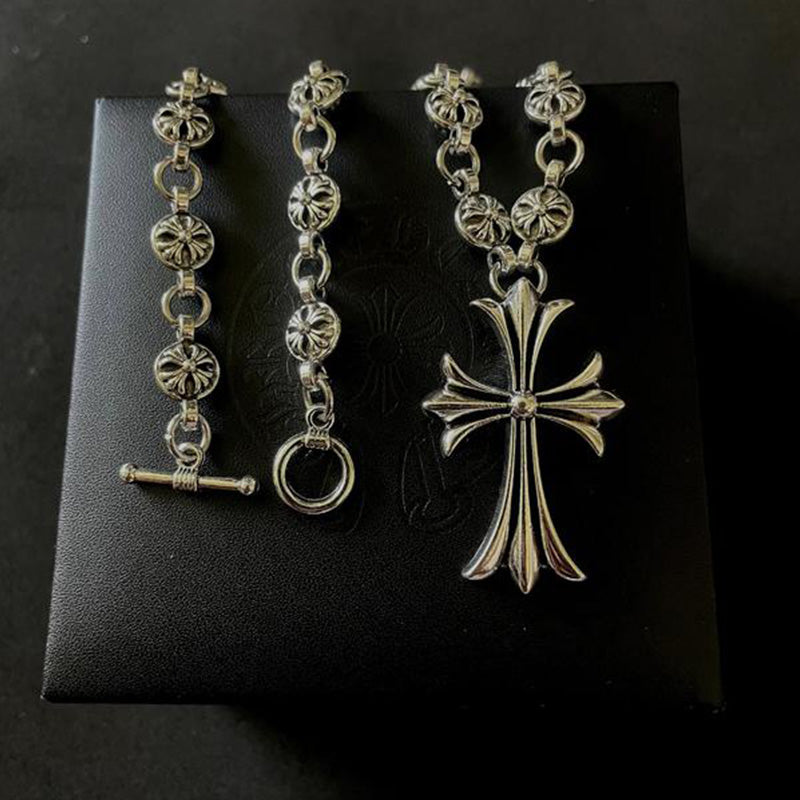 Sisica | Gothic Cross Pendant Necklace