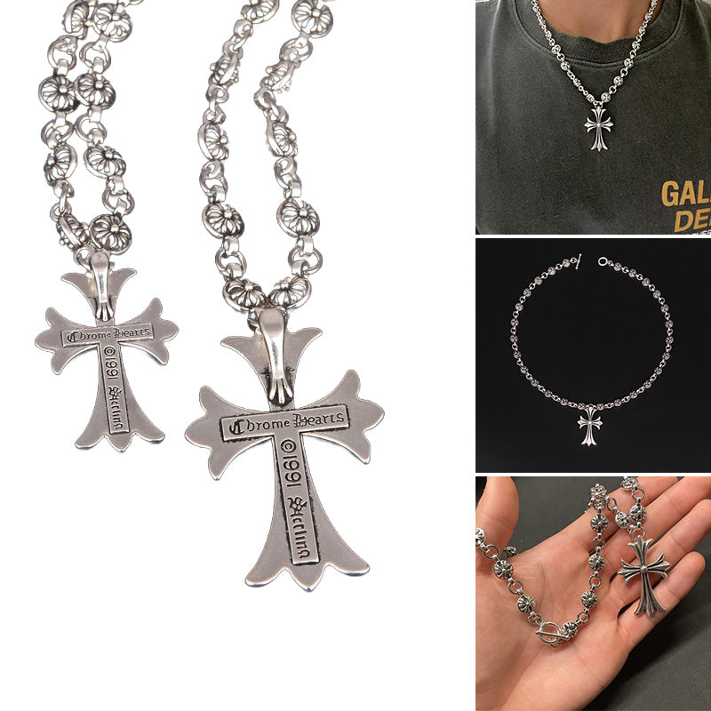 Sisica | Gothic Cross Pendant Necklace
