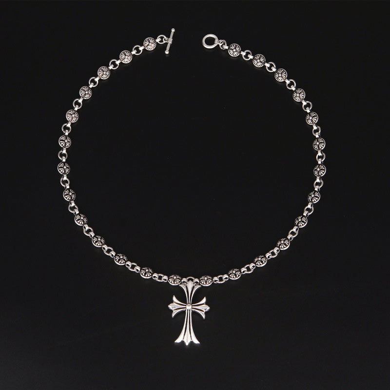 Sisica | Gothic Cross Pendant Necklace