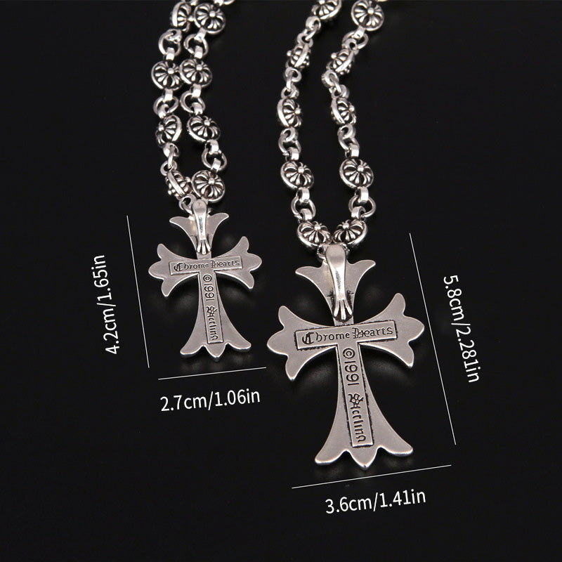 Sisica | Gothic Cross Pendant Necklace