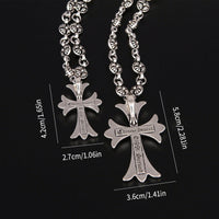 Sisica | Gothic Cross Pendant Necklace