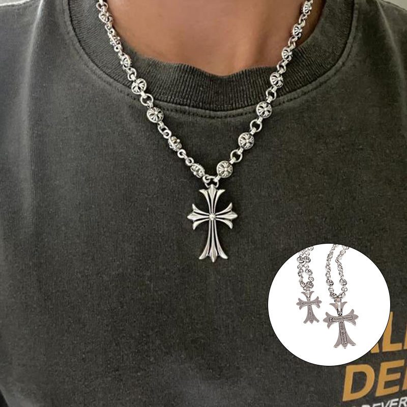 Charly | Gothic Cross Pendant Necklace