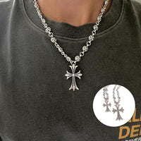 Charly | Gothic Cross Pendant Necklace