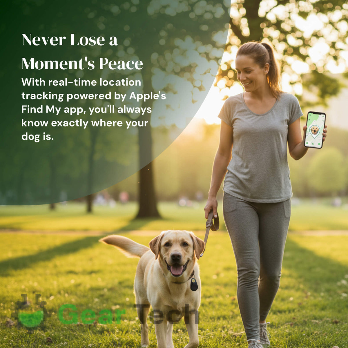 Sisica | GPS Dog Tracking | Waterproof, Real-Time Location & Safety Zone Alerts for Outdoor Adventures