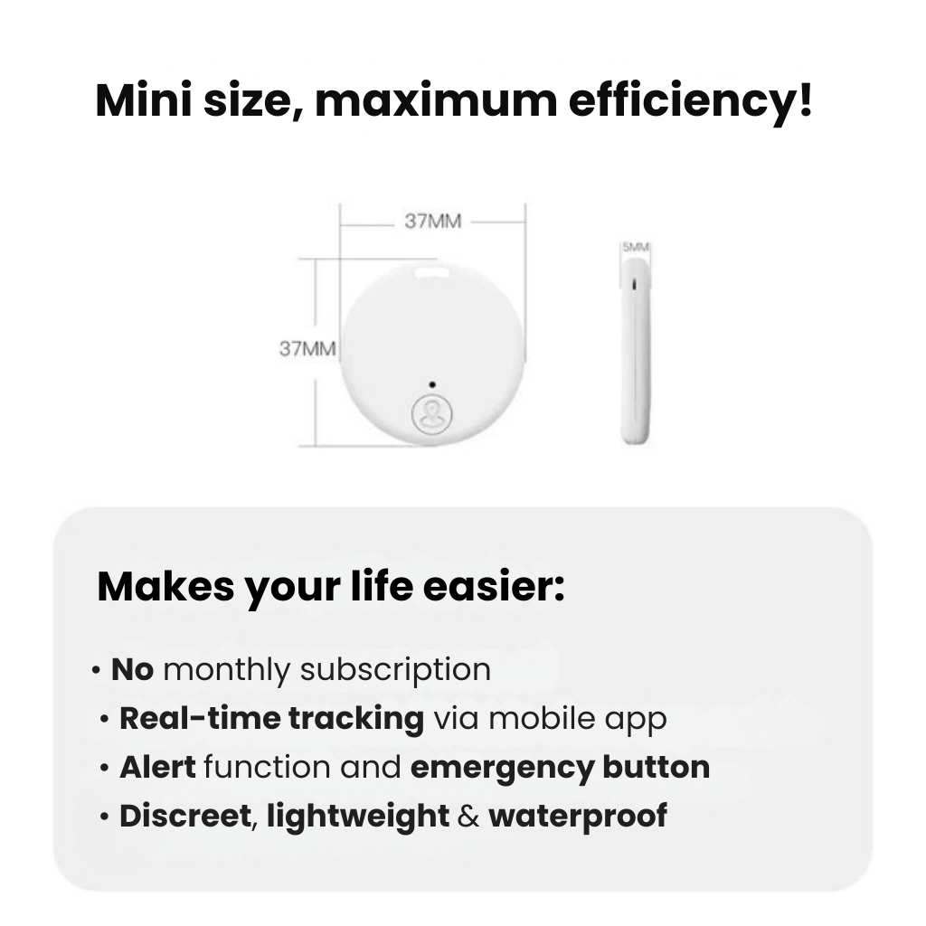 Sisica | GPS Tracker for Children | Real-time Tracking, Waterproof & Long Battery Life for Rarity