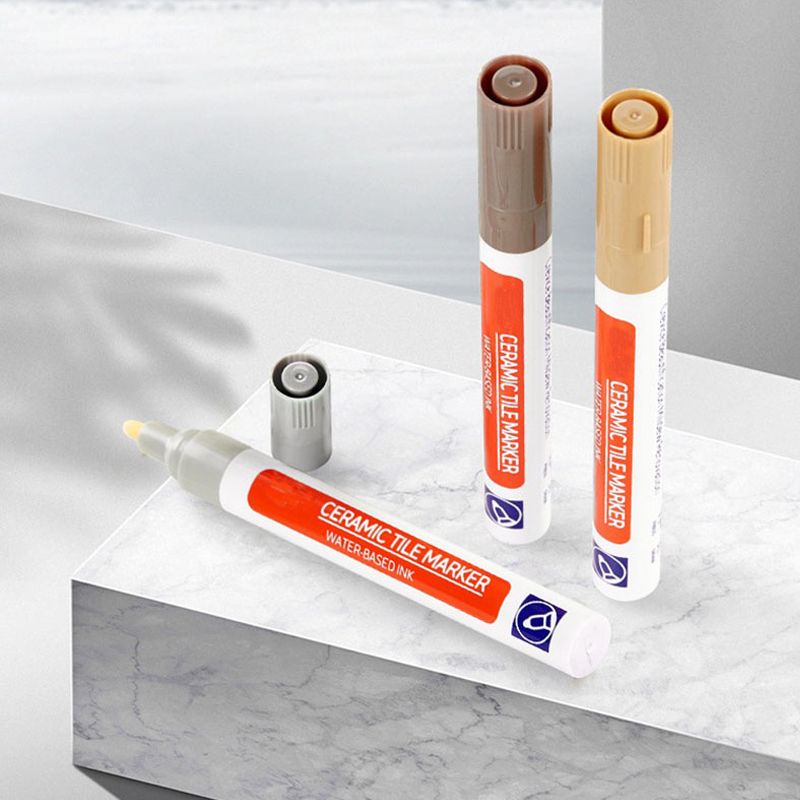 Sisica | Grout Repair Pen | Waterproof Polymer Sealant | Anti-Mold Formula | Quick-Drying & Odorless | For Tiles in Bathroom & Kitchen