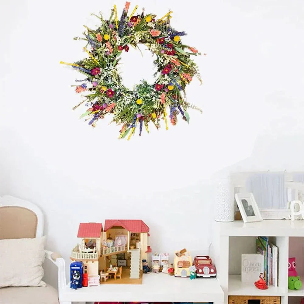Sisica | Handmade Floral Door Wreath for All-Season Decor