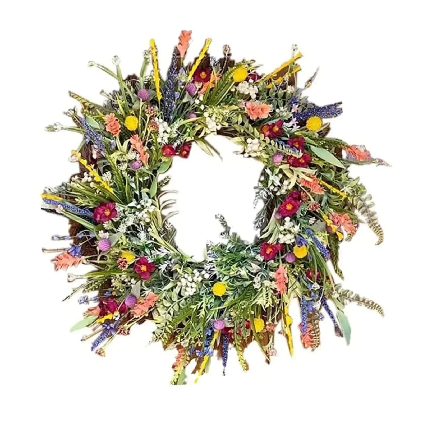 Charly | Handmade Flower Wreath for Door for Indoor and Outdoor