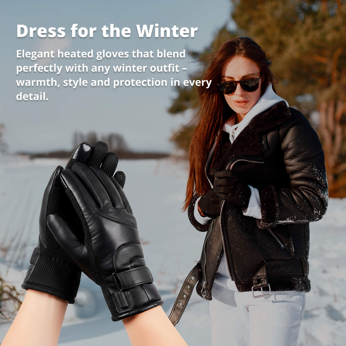 Sisica | Heated Winter Gloves for Women - Rechargeable Warmth