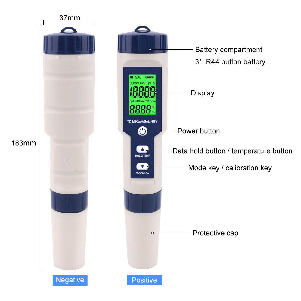 Sisica | High Accuracy Digital Pen pH Tester for Water
