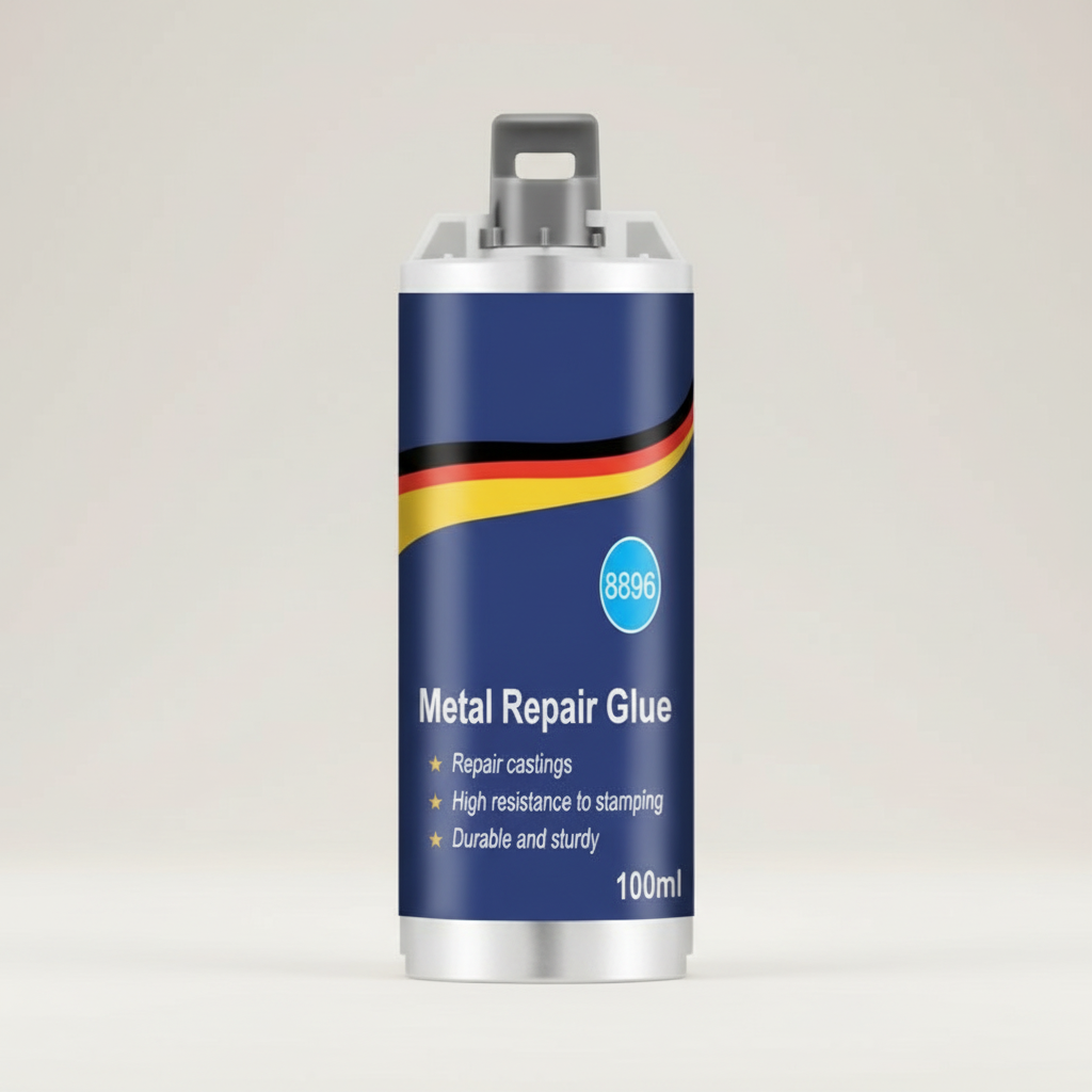 Sisica | High-Performance Metal Repair Adhesive | Industrial Adhesive for Cast Iron, Steel & Aluminum | Heat Resistant & Waterproof | 100ml Liquid Metal Repair Kit | Silver