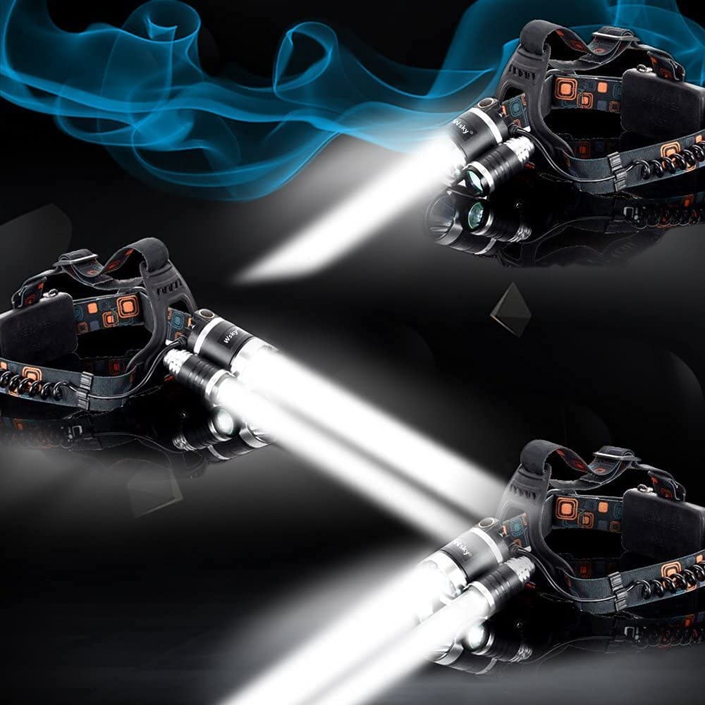 Sisica | Hqdz-Td 20000 Lumen LED Headlamp - Rechargeable Outdoor