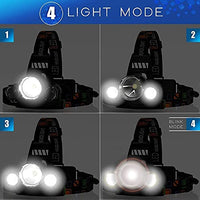 Sisica | Hqdz-Td 20000 Lumen LED Headlamp - Rechargeable Outdoor