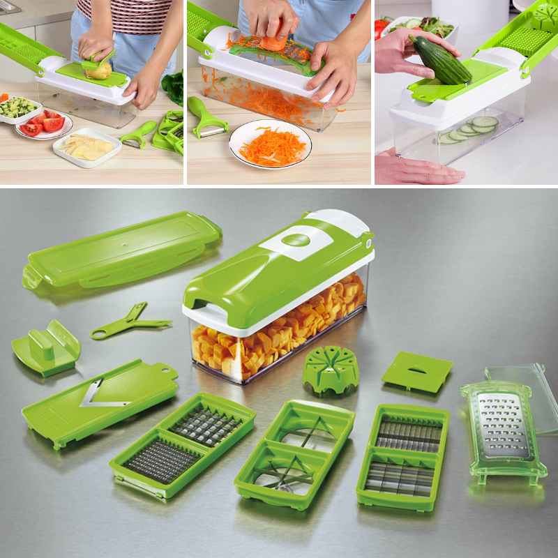 Sisica | In-1 Multifunctional Vegetable Cutter - Quickly and Safely Cut Vegetables