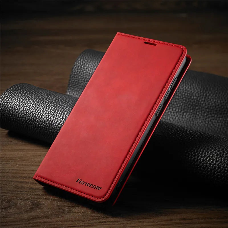 Charly | iPhone Case: Magnetic Leather Bag for Stylish Protection