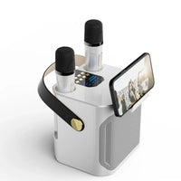 Charly | Karaoke Bluetooth Speaker – 360° Surround Wireless Subwoofer with Dual Mics