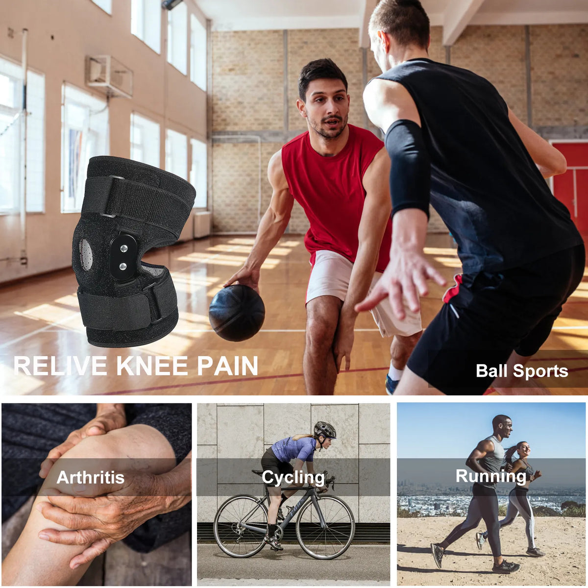 Sisica | Knee Brace with Hinges for Flexible Support