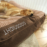 Sisica | Large Scratch-Resistant Dog Bed with Orthopedic Back Support