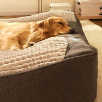 Sisica | Large Scratch-Resistant Dog Bed with Orthopedic Back Support