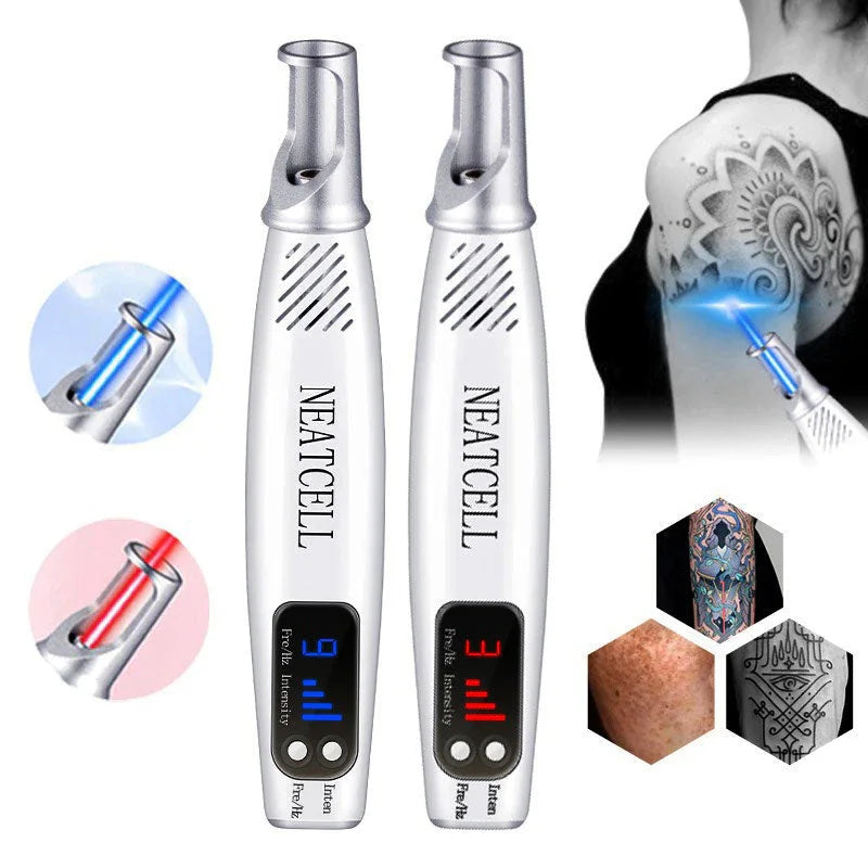 Charly | Laser Removal Pen | Laser Tattoo Removal Red & Blue