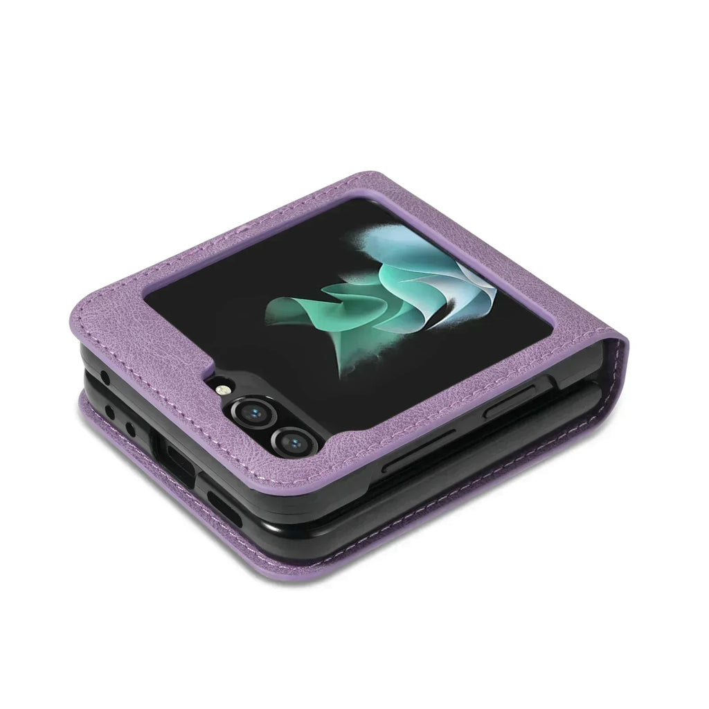 Sisica | Leather Folio Case for Samsung Galaxy Z Flip Series