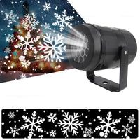 Sisica | LED Christmas Projector Snowflake Light Show – Waterproof Outdoor Lamp with 16 Patterns