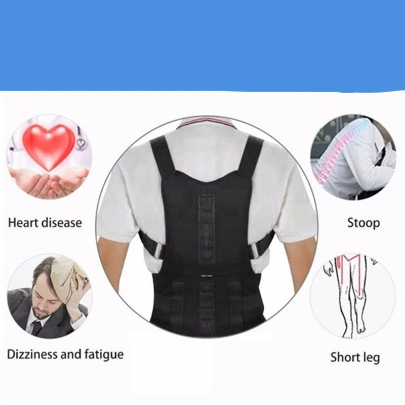 Sisica | Magnetic Back Brace - PosturePro
