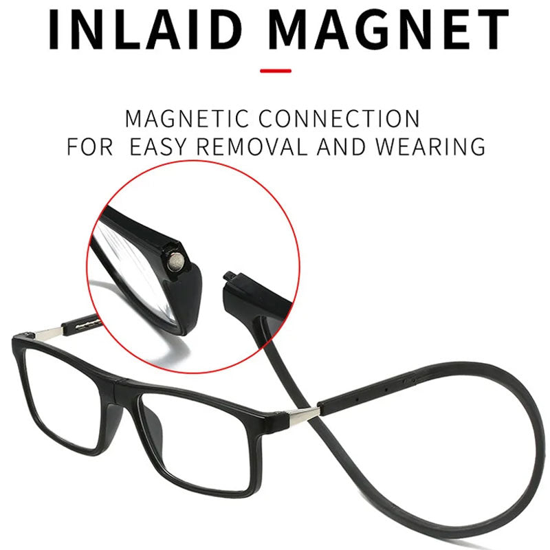Sisica | Magnetic Neck-Hanging Anti-Loss Anti-Blue Light Reading Glasses