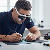 Sisica | Magnifying glasses with LED lamps for double eyes