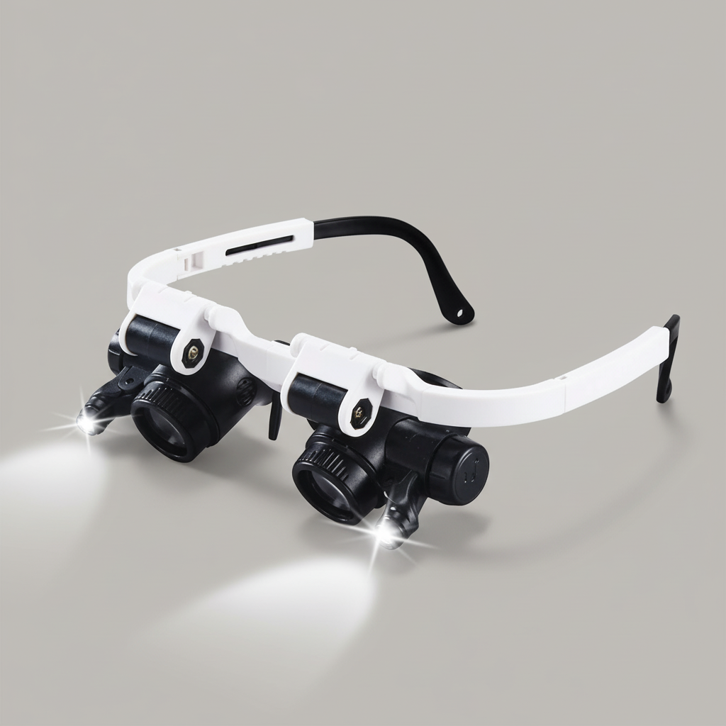 Sisica | Magnifying glasses with LED lamps for double eyes