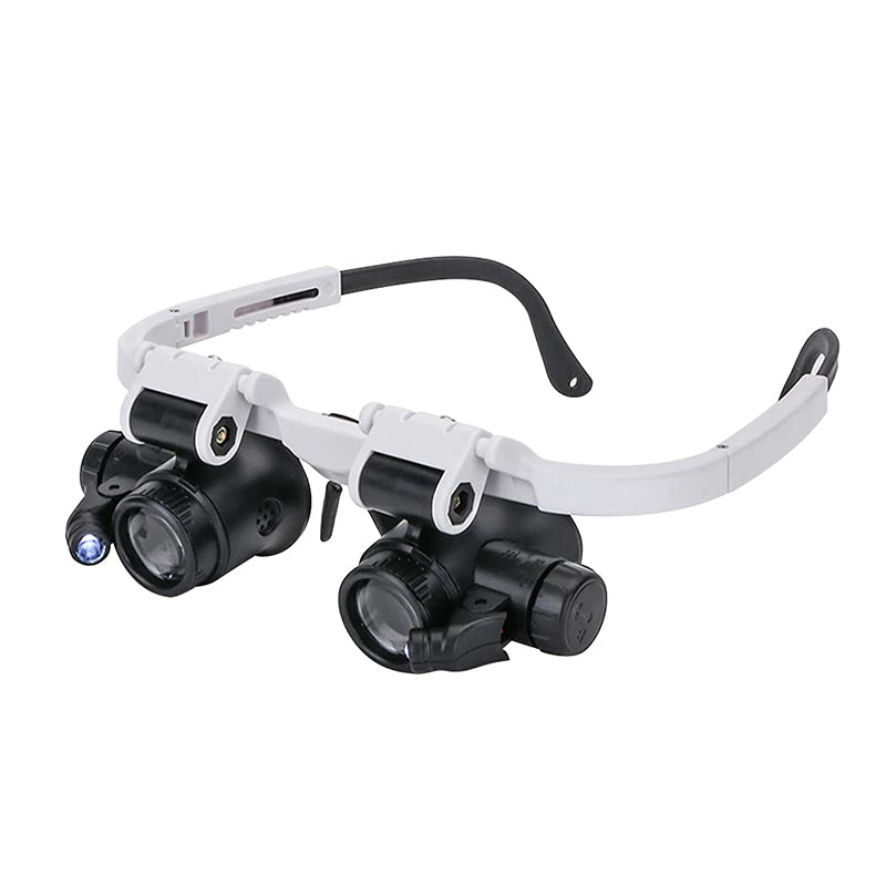 Charly | Magnifying Glasses with LED Lamps for Dual Eyes