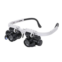 Charly | Magnifying Glasses with LED Lamps for Dual Eyes
