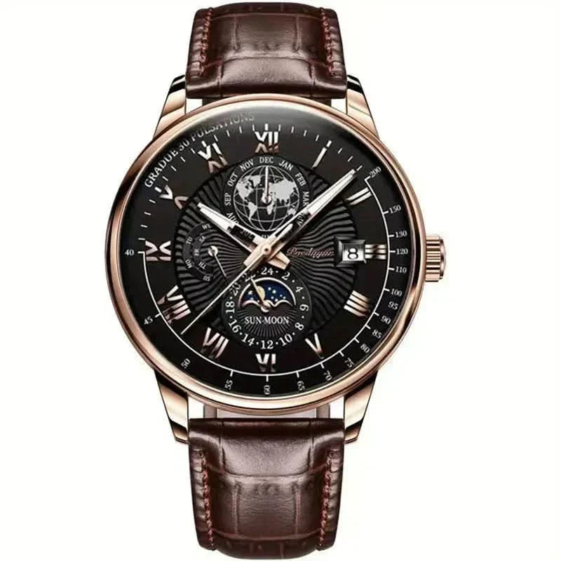 Charly | Mechanical Men’s Luxury Watch with Moonphase